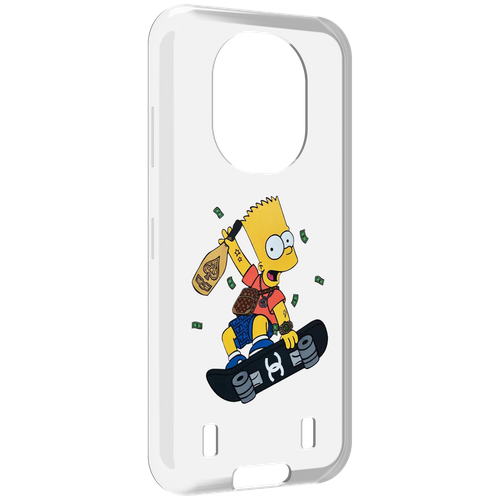 Чехол MyPads барт-скейтер детский для Oukitel WP16 задняя-панель-накладка-бампер