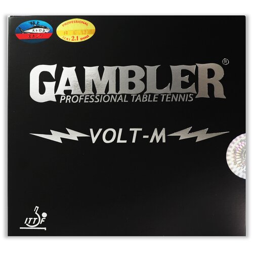 фото Накладка для ракетки gambler volt m 2.1mm red