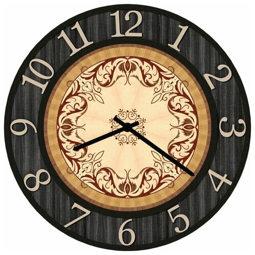 фото Svs настенные часы svs 4002914 узор