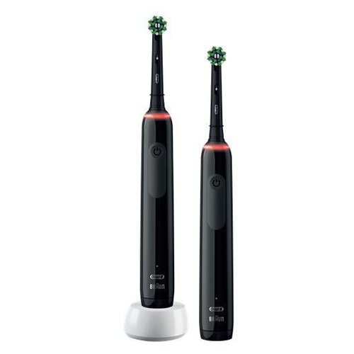 Набор из двух электрических зубных щеток Oral-B Pro 3 3900 Black Edition