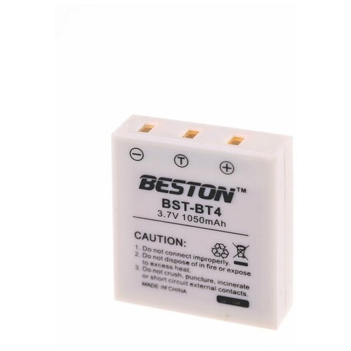 Аккумулятор для видеокамер BESTON TOSHIBA BST-GSC-BT4, 3.7 В, 1050 мАч