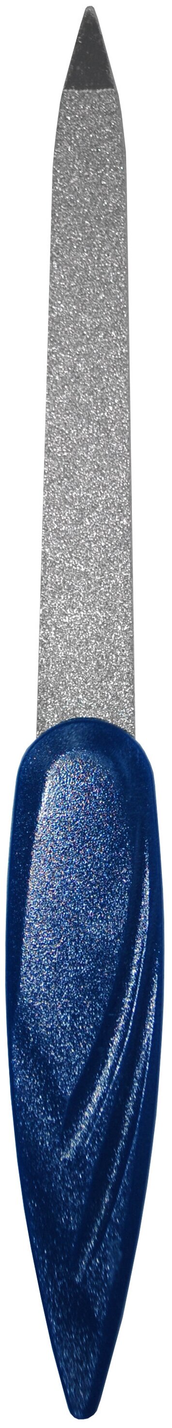 Studio Style Пилка для ногтей / Маникюрная пилка металлическая синяя