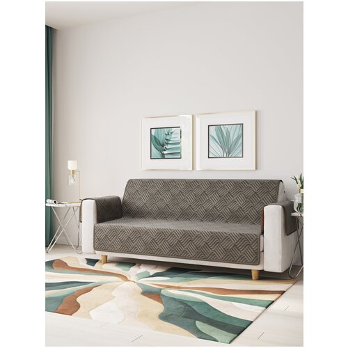 Дивандек на диван DARLISHOP печенька 180х210 (1 шт.) Подлокотник 60х50 (2 шт.)