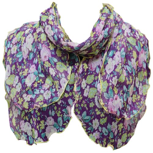 Шарф Crystel Eden,150х25 см, фиолетовый шарф crystel eden 150х30 см фиолетовый