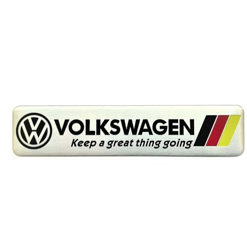 Эмблема универсальная Volkswagen Keep a great