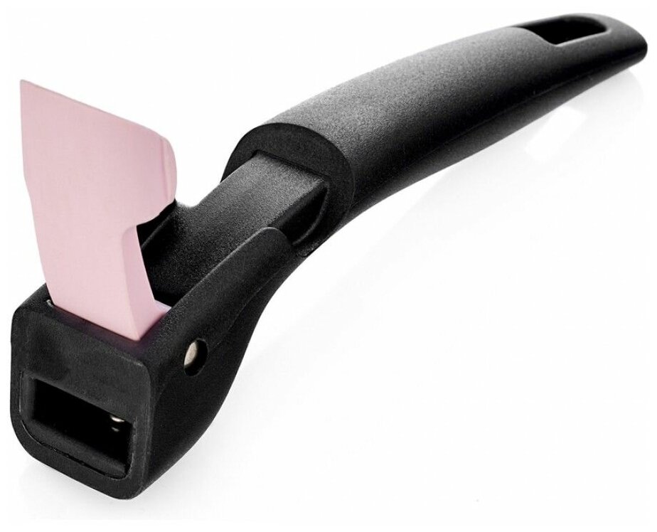 Сковорода-гриль Walmer Easy Click со съемной ручкой, 24 см, цвет розовый - фотография № 10