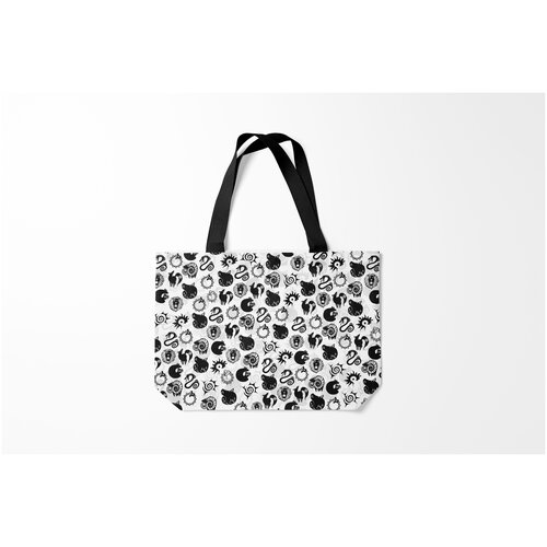 фото Сумка-шоппер / 46х35 см / аниме / 7 смертных грехов символы burnettie