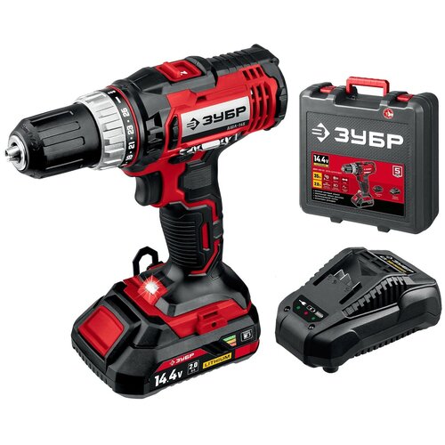 ЗУБР 144В 1 АКБ в кейсе дрель-шуруповер ДШЛ-145-21 565000₽