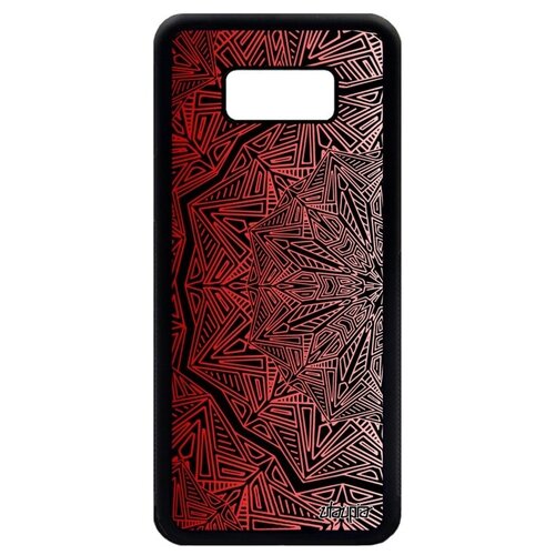 фото Защитный чехол на телефон // samsung galaxy s8 plus // "мандала" стиль тибет, utaupia, красный