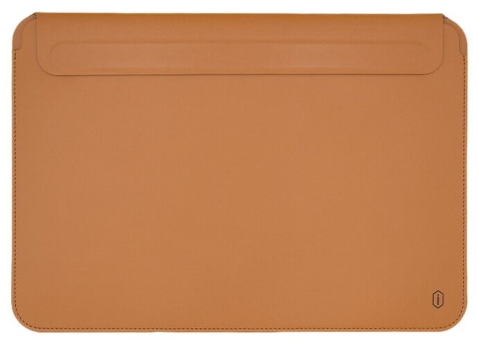 Кожаный чехол для Macbook 16 2021, чехол для ноутбука, 16 дюймов, WiWU Skin Pro II, Brown
