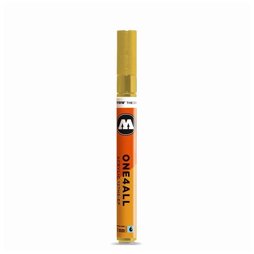 Акриловый маркер Molotow 127HS One4All 2 мм 127229 (220) neon yellow fluorescent неон-желтый 2 мм