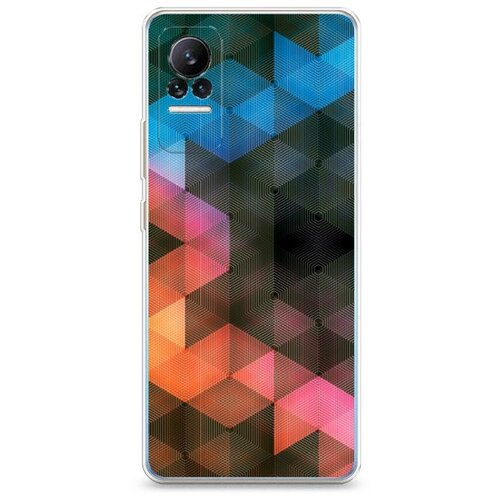 фото Силиконовый чехол "геометрия 21" на xiaomi civi / cяоми cиви case place
