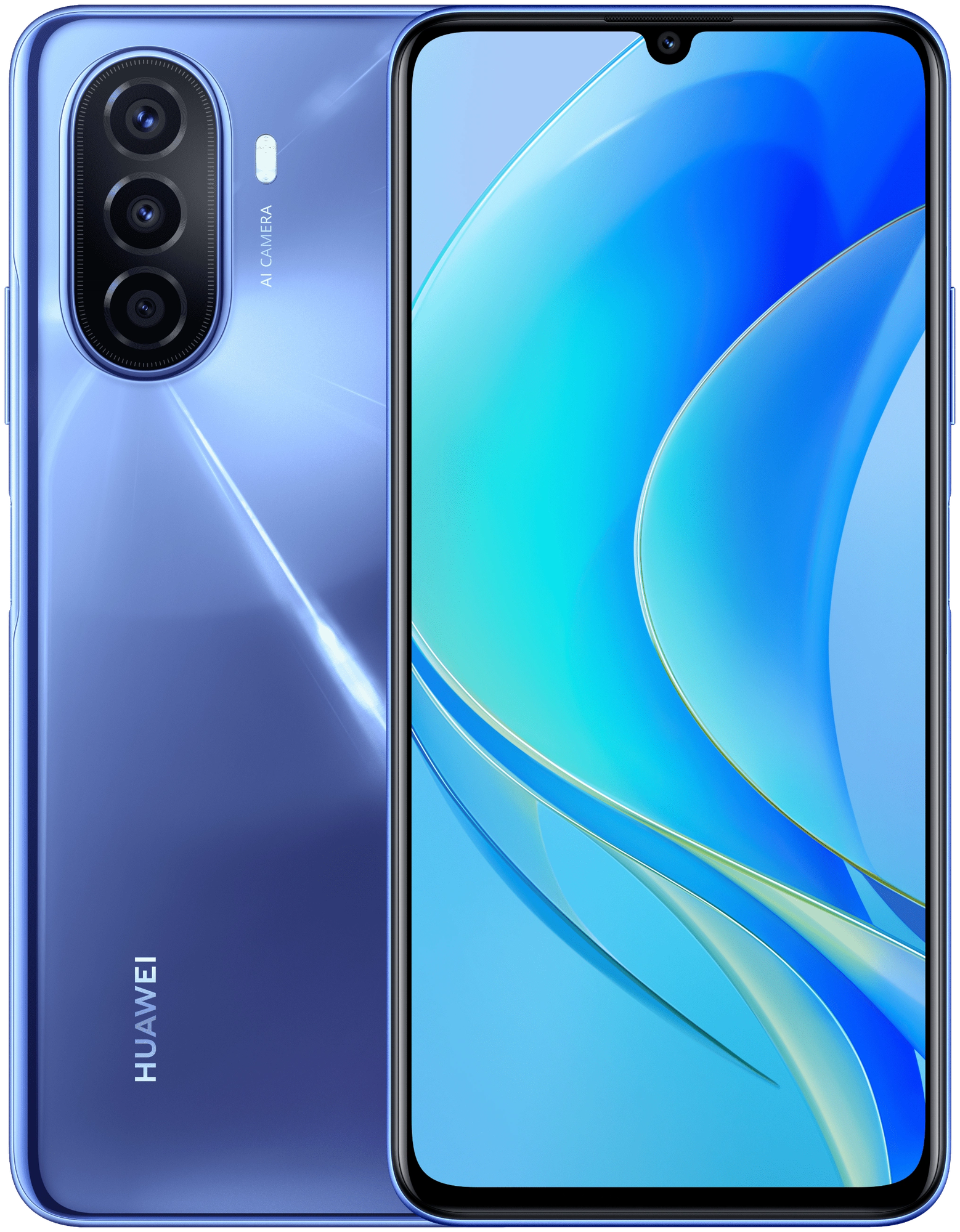 Смартфон Huawei Nova Y70 Plus, 4/128 GB, Crystal blue