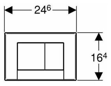 Клавиша смыва Geberit - фото №4