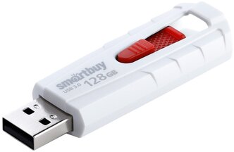 Флешка SmartBuy Iron USB 3.0 128 GB, бело-красный