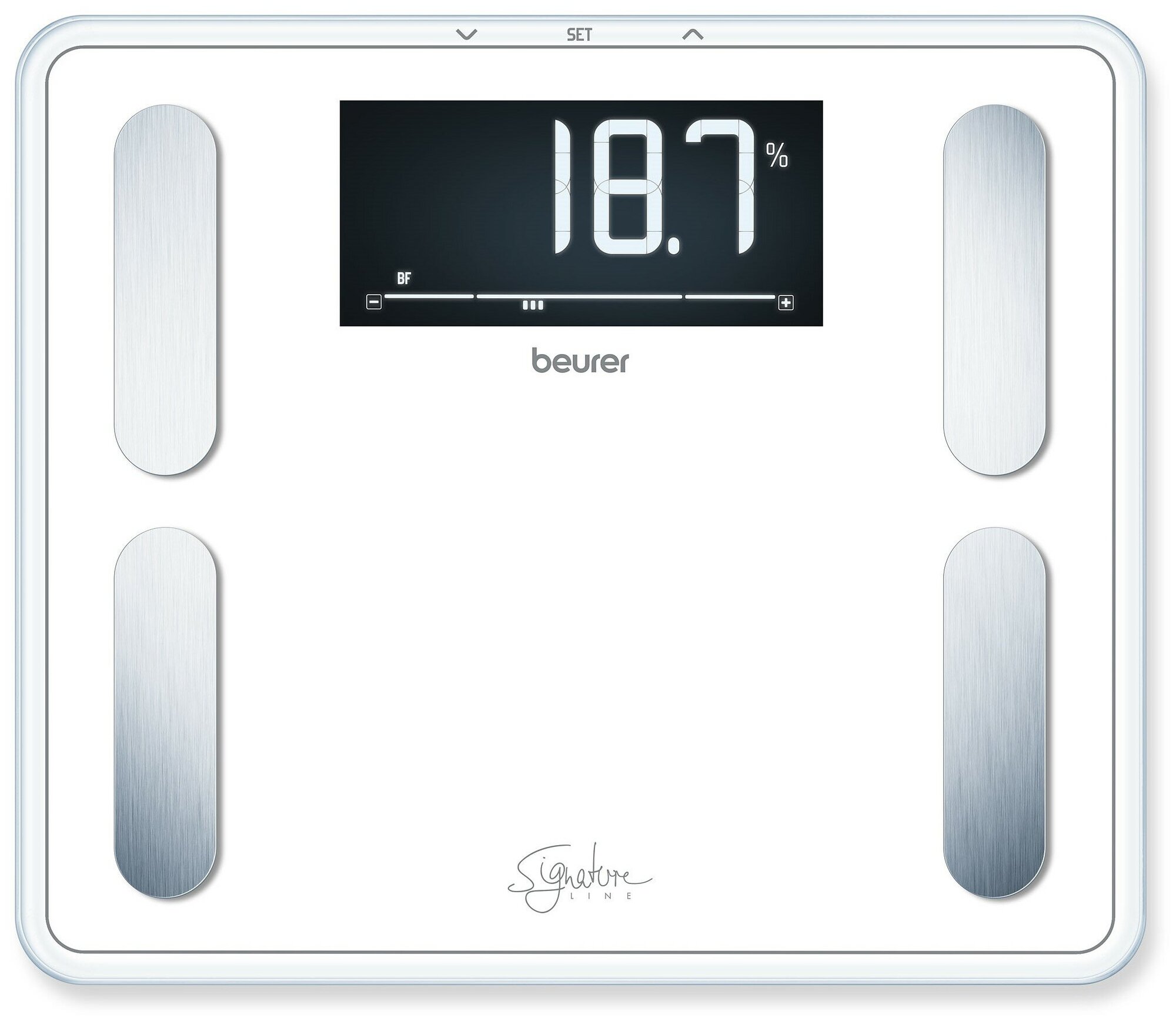 Весы напольные электронные Beurer GS410 Signature Line макс.200кг белый - фотография № 3