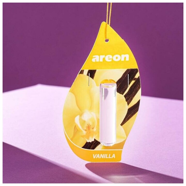 Ароматизатор "AREON" гелевый "LIQUID" Vanilla, 5 мл /блок 24/288 - фотография № 8