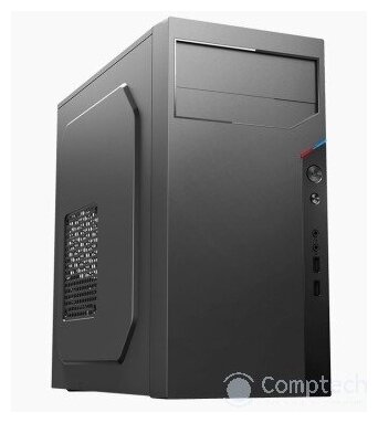 PowerCool Корпус 6505-U3-450W (Midi Tower Black БП ATX 450Вт USB 30x2)