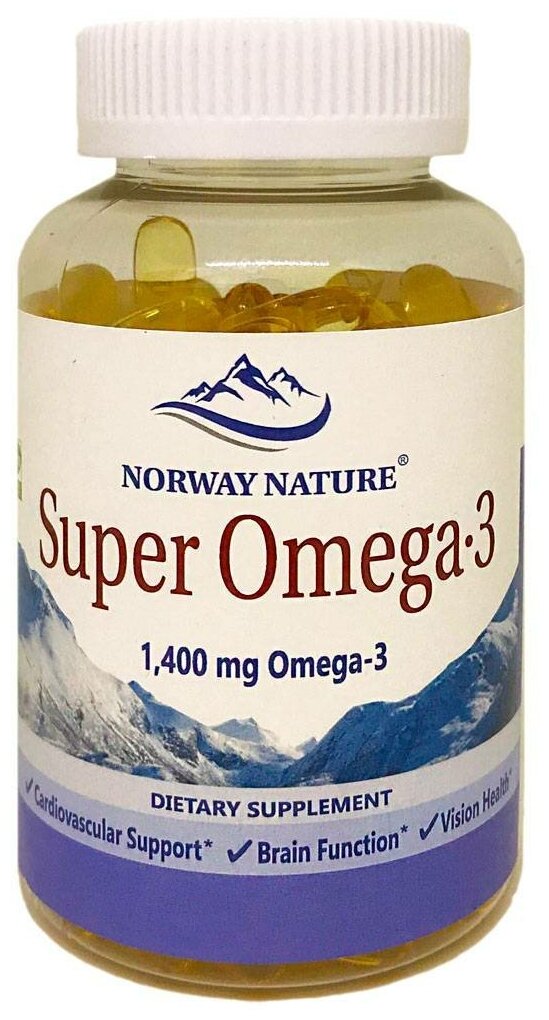 Омега жиры Norway Nature Super Omega-3 (120 капсул)