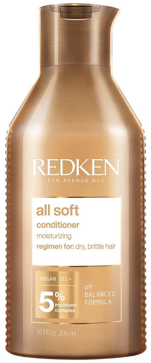 Redken кондиционер All Soft для сухих и ломких волос, 300 мл