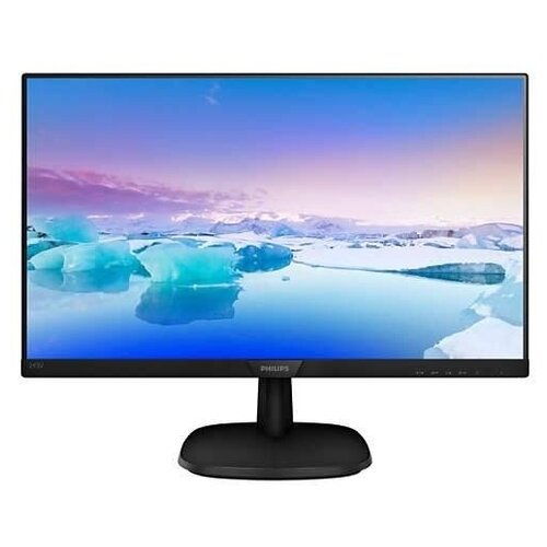 Монитор 238 Philips 243V7QSB 0001 черный IPS LED 5ms 169 DVI матовая 100000001 250cd 178гр178гр 1920x1080 D-Sub FHD 366кг 1472400₽