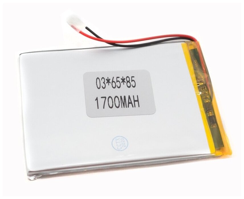 Аккумулятор Li-Pol (батарея) 3x65x90mm 2pin 3.7v/1700mAh