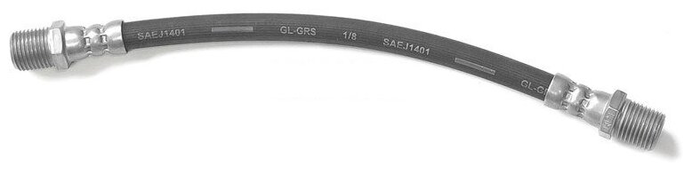 фото Шланг тормозной передний (рама-кузов) Уаз Патриот (25 см) под внутренний штуцер 12 мм (ГРС-Н Москва) 3163-00-3506156-02