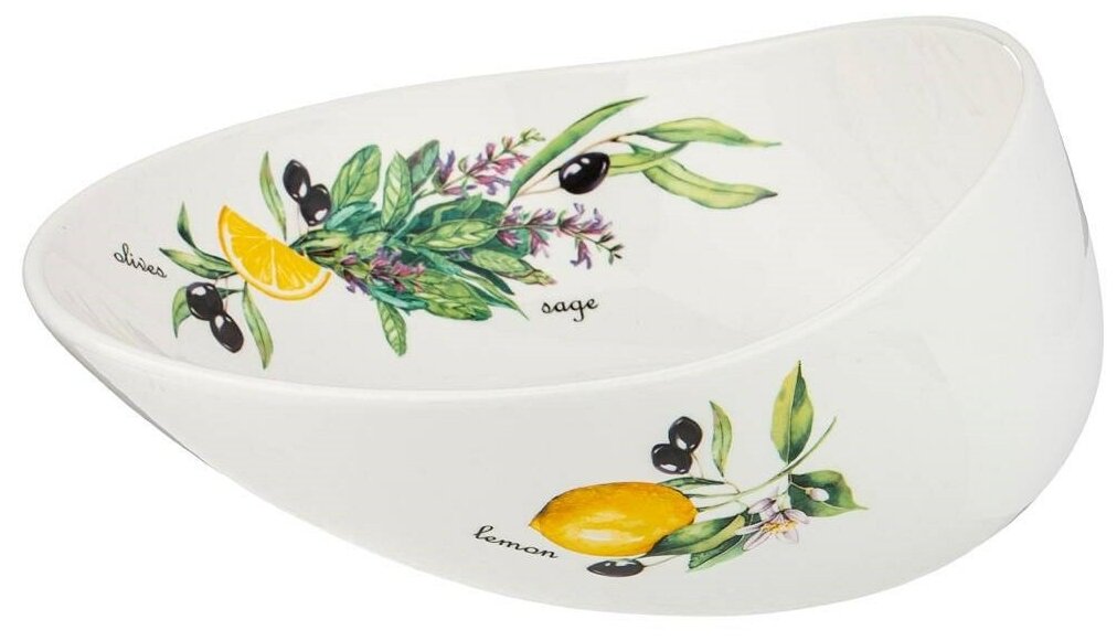 Салатник Lemon mint , 1200 мл CozyHome - фото №1