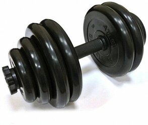 Гантели разборные 1 шт по 29 кг MB Barbell Atlet черный