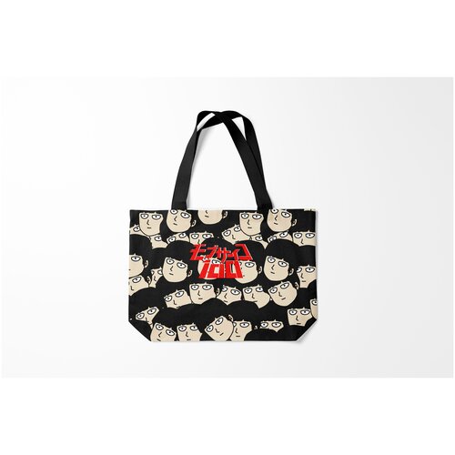 фото Сумка-шоппер / 46х35 см / аниме / моб психо burnettie