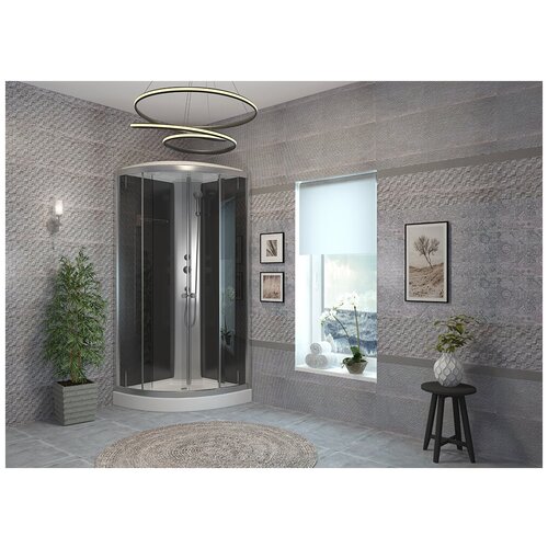 Душевая кабина EvaGold S001BС, низкий поддон, 90*90