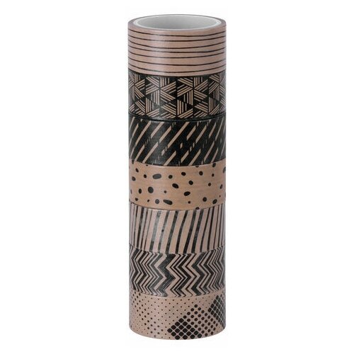 Клейкие Unitype WASHI-ленты для декора кофейные цвета - (4 шт) клейкие washi ленты для декора кофейные цвета