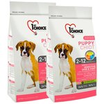 1ST CHOICE PUPPY ALL BREEDS SENSITIVE SKIN & COAT для щенков всех пород при аллергии с ягненком, рыбой и рисом (2,72 + 2,72 кг) - изображение