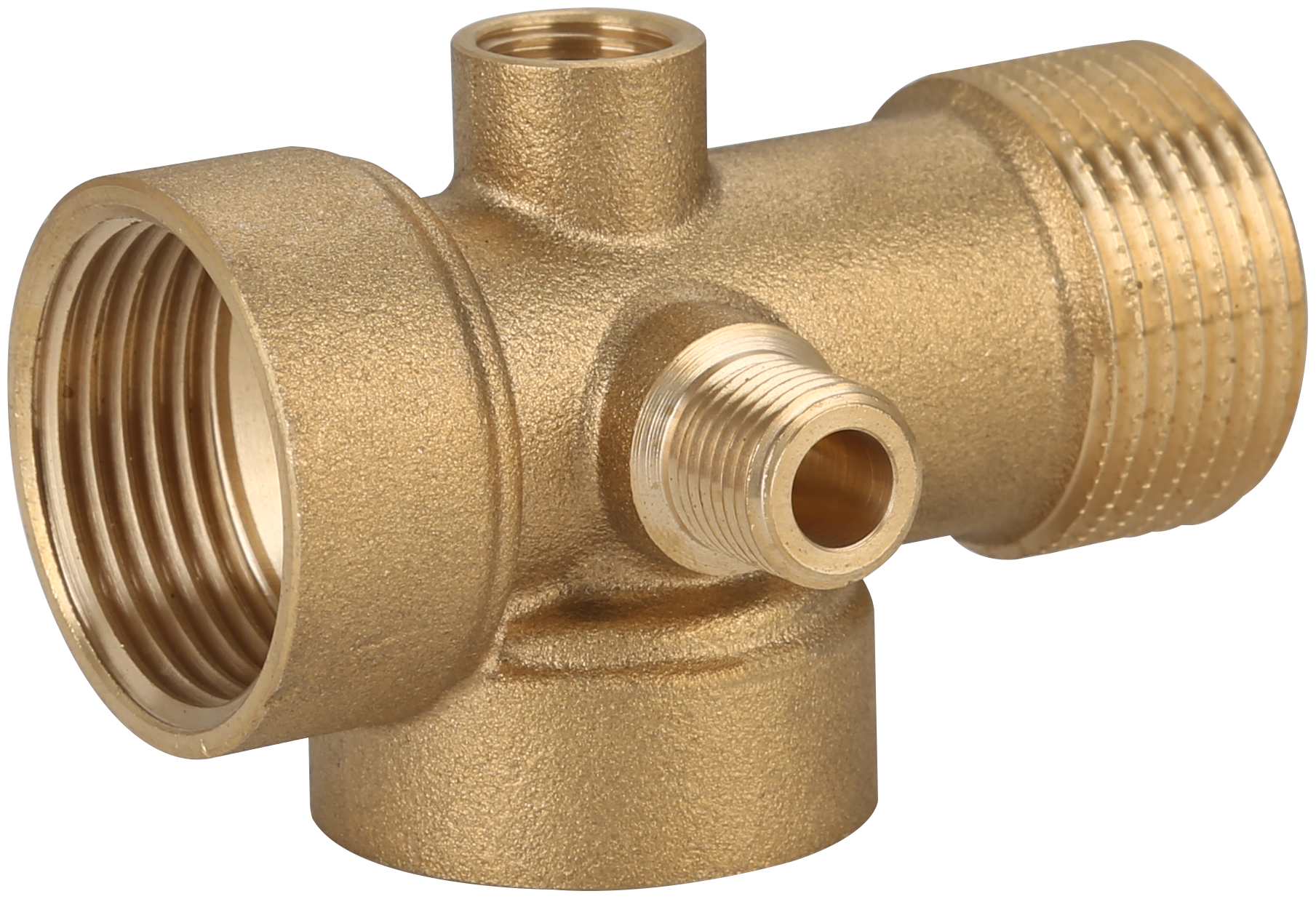 5-ти выводной соединитель латунный, 1" x 1/4" х 80 Gappo (G1234.0602)