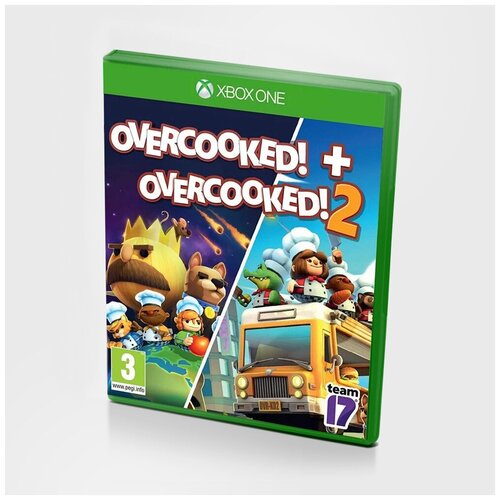 Игра Overcooked! + Overcooked! 2 Xbox One, Xbox Series, Английская версия игра overcooked overcooked 2 для xbox one xbox series x s 25 значный код