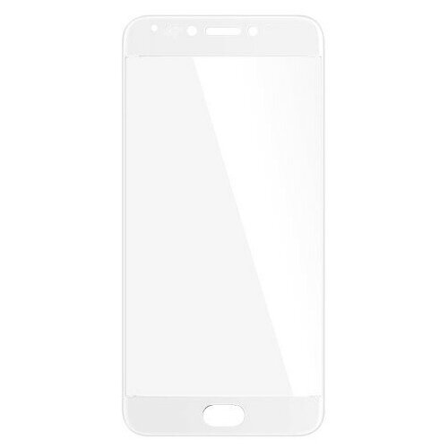 Защитное стекло на Meizu U 10, 3D Fiber, белый защитное стекло на meizu 15 plus 3d черный