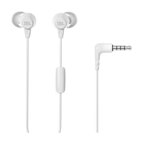 Гарнитура вкладыши JBL C50HI 12м белый проводные в ушной раковине JBLC50HIWHT 212200₽