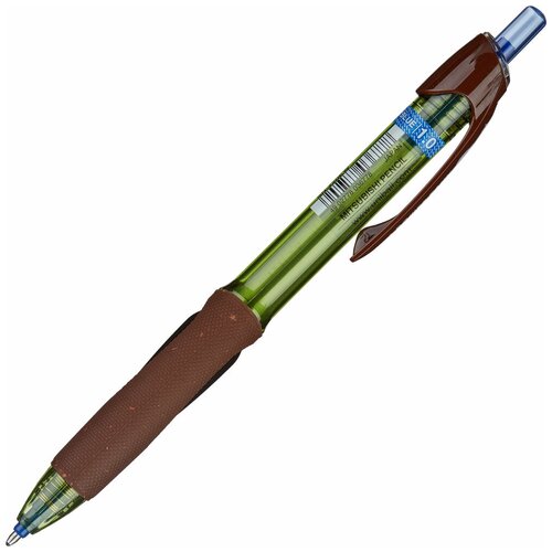 Ручка шариковая автоматическая Uni ECO Powertank автомат. 0,4мм син SN-220