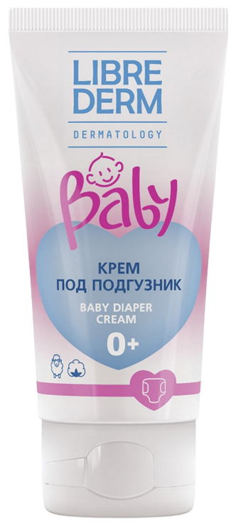 Крем Librederm подгузник с ланолином и экстрактом хлопка Baby, 50 мл - фото №2