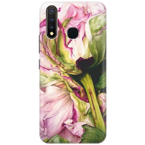 фото Re:pa накладка transparent для vivo y19 с принтом "нежность цветка"