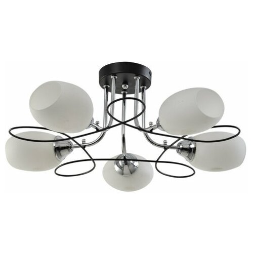 Светильник Hiper 5хЕ27х60Вт Венге/Хром H015-5 .