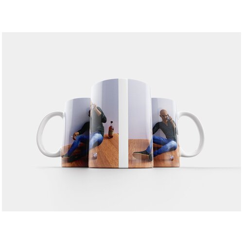 фото Кружка "человек, мобильный, портрет" 320 мл lotsprints