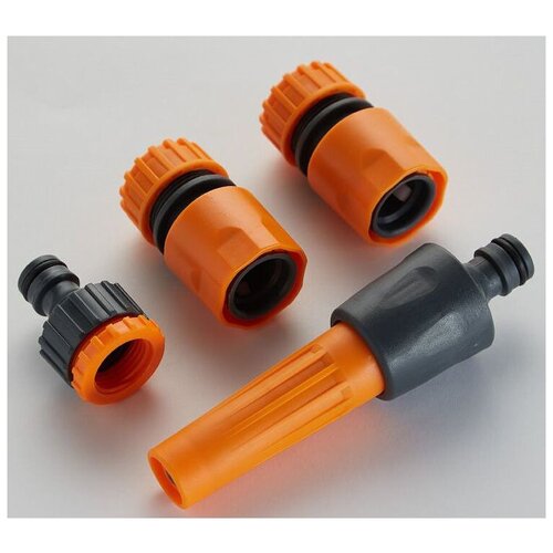 фото Набор 1/2 (наконечник 2 соеденителя, адаптер) лето///2693 (8 штук в упаковке) росток