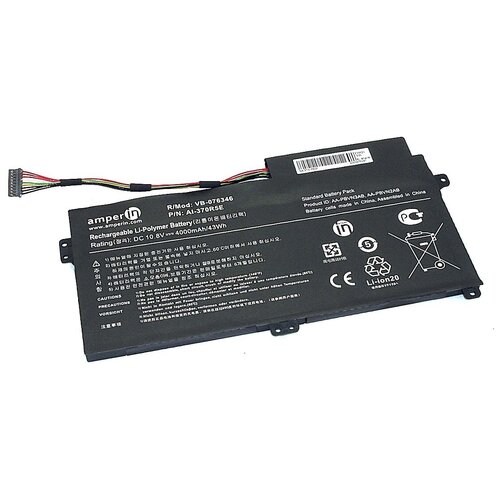 Аккумулятор для ноутбука Amperin для Samsung 370R5E, 470R5E (AA-PBVN3AB) 10,8V 43Wh AI-370R5E аккумулятор zeepdeep aa pbvn3ab 3600 mah 11 4 v для ноутбука samsung 370r5e 370r4e 470r5e 510r5e 11 4v 43wh