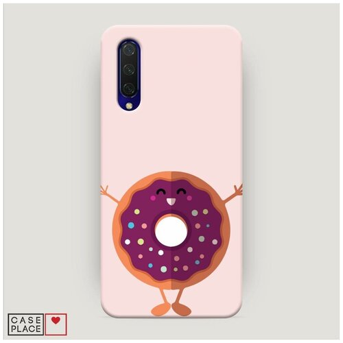 фото Чехол пластиковый xiaomi mi a3 lite пончик обнимашки case place