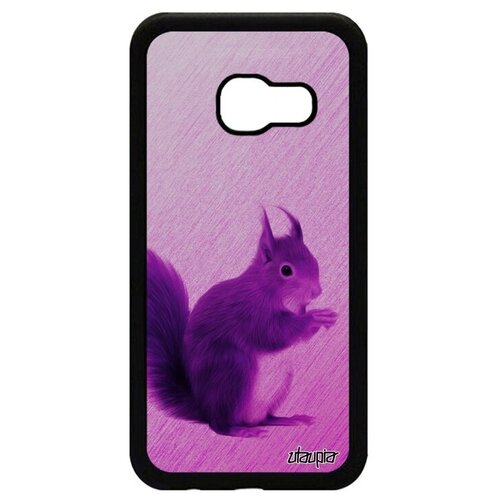 фото Защитный чехол на смартфон // samsung galaxy a3 2017 // "белка" дизайн телеутка, utaupia, розовый