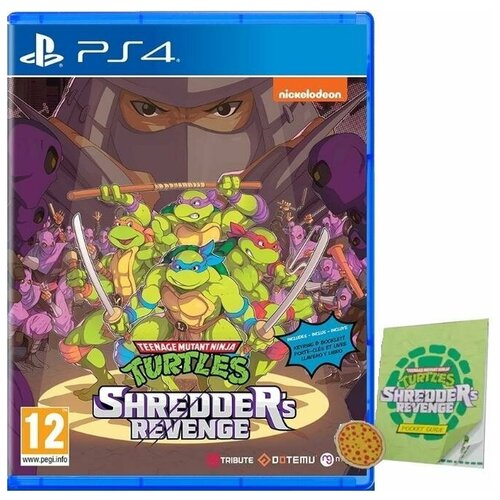 TMNT Teenage Mutant Ninja Turtles (Черепашки Ниндзя): Shredder's Revenge + Брелок + Буклет (PS4) английский язык