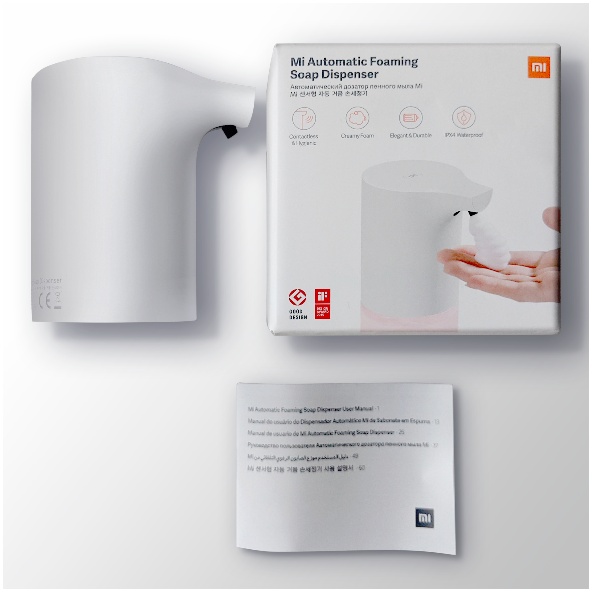 Дозатор жидкого мыла автоматический Xiaomi Automatic Foaming Soap Dispenser MJXSJ03XW (BHR4558GL)