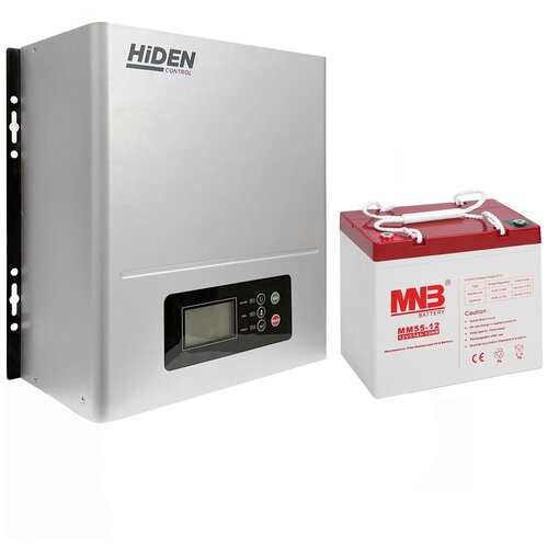Hiden Control Комплект HPS20-0612N-55 зарядное устройство акб 12в 8 20а автомат 110 240в мощность 87вт жк дисплей