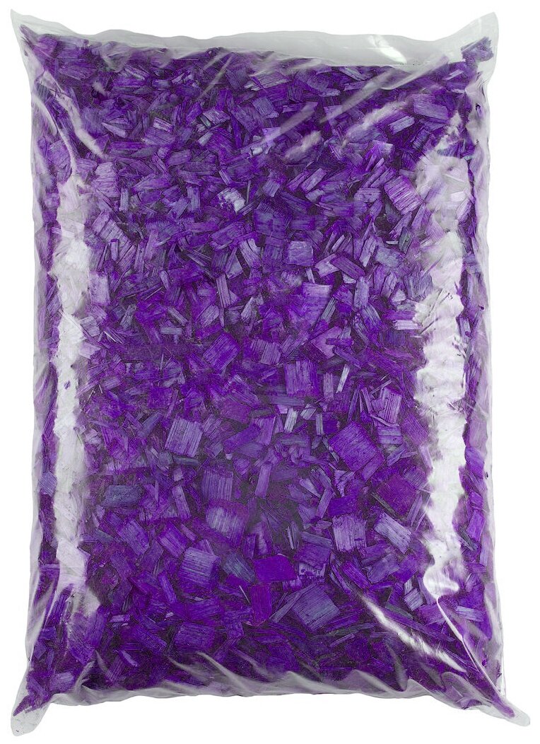 Щепа декоративная фиолетовая 50 л